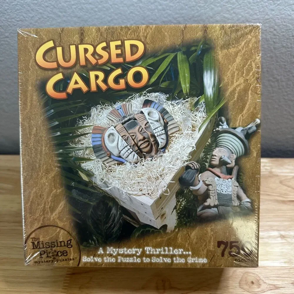 NEW CURSED CARGO Mystery Thriller 750 Jigsaw Puzzle NEW SEALED